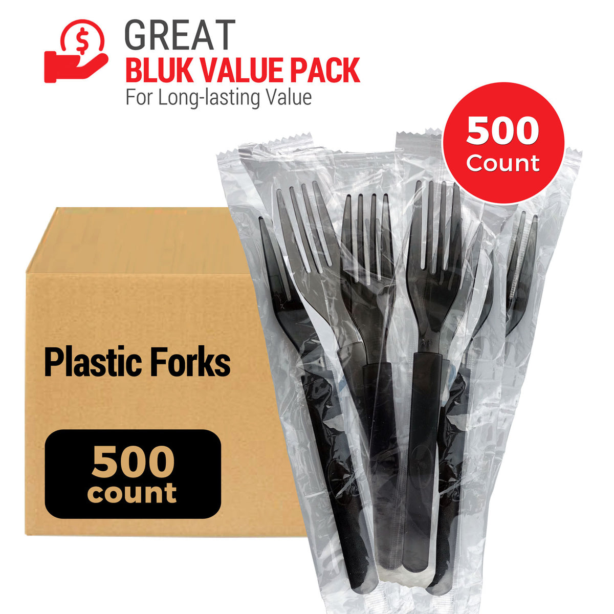Individually Wrapped Forks Cutlery – SupplyTuff Store